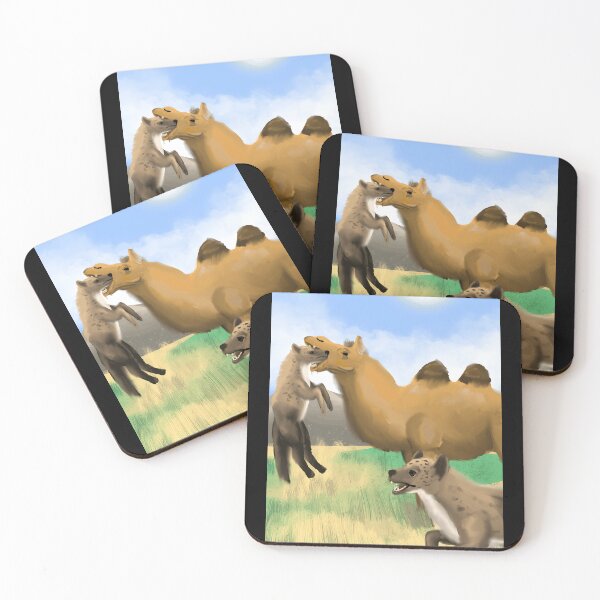 Item preview, Camel and Hyenas in a Savanna Scene designed and sold by Fibi-studio.