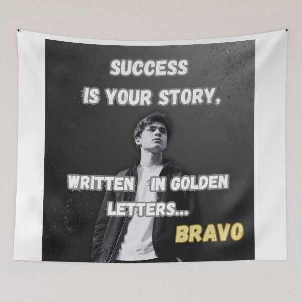 Item preview, Success Is Your Story Motivational Streetwear Graphic designed and sold by StarCanvasCo.