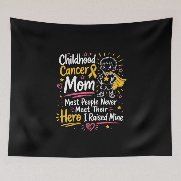 Item preview, childhood cancer mom hero mom cancer awareness gift designed and sold by anapldv.