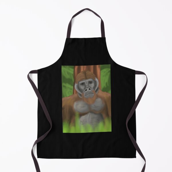 Item preview, Majestic Gorilla Portrait in Nature designed and sold by Fibi-studio.