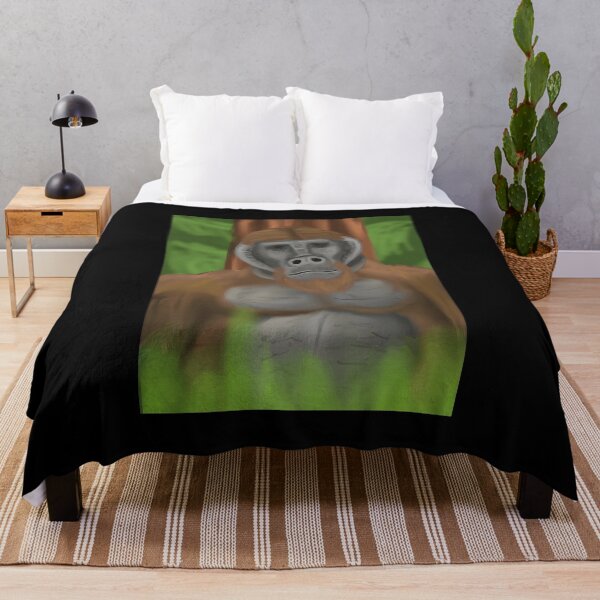 Item preview, Majestic Gorilla Portrait in Nature designed and sold by Fibi-studio.