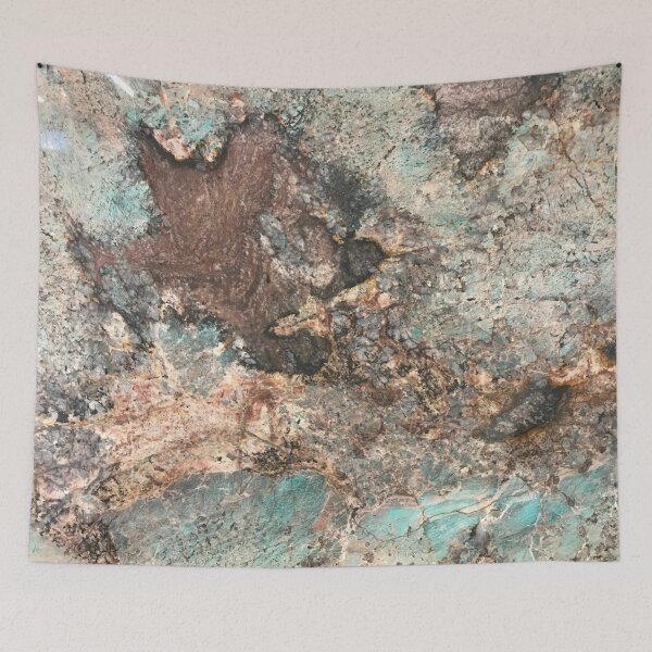 Item preview, Turquoise Colors and Fawn-Brown Hues (Faux) Marble designed and sold by DEC02.