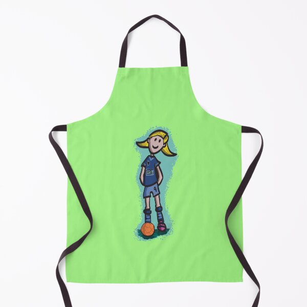 Item preview, Girl football player (soccer) designed and sold by SombreroDoodles.