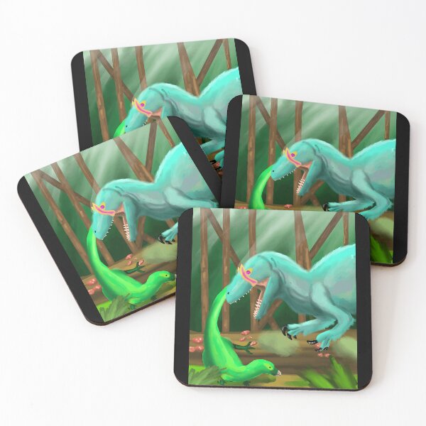 Item preview, Colorful Dinosaur Encounter in a Jungle designed and sold by Fibi-studio.