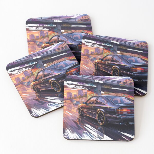 Item preview, German classic car on the motorway designed and sold by maistrTREASURE.