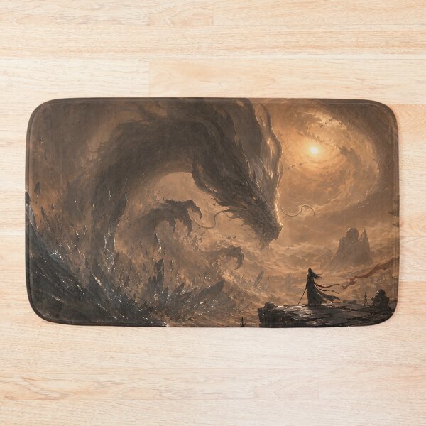 Item preview, Sand Dragon – Guardian Beneath the Glass Desert designed and sold by ChromaRune.