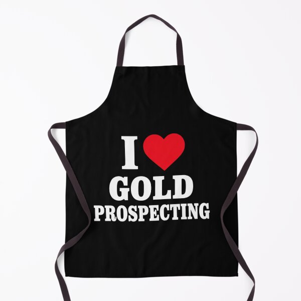 Item preview, gold prospecting I Heart Gold Mining Funny Retro Graphic designed and sold by anapldv.