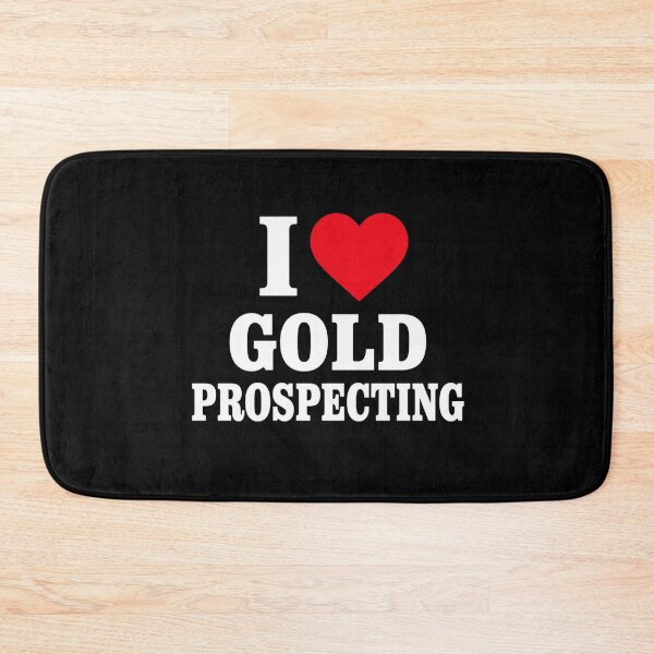 Item preview, gold prospecting I Heart Gold Mining Funny Retro Graphic designed and sold by anapldv.