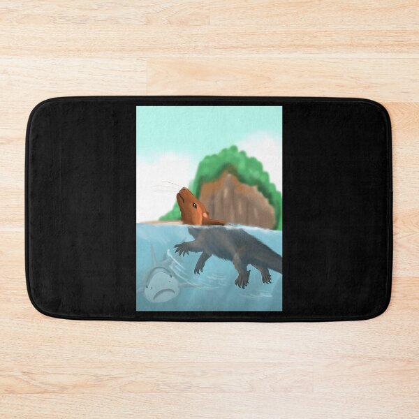 Item preview, Playful Platypus Swimming with Fish designed and sold by Fibi-studio.