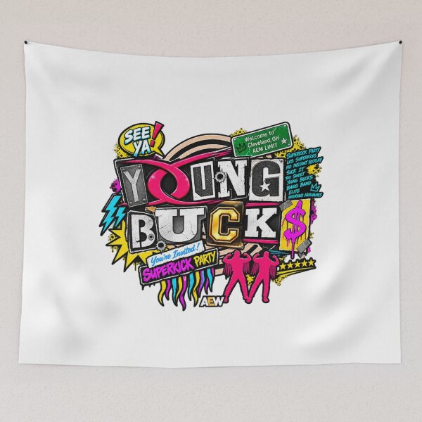 Item preview, Retro Graffiti Wrestling Street Art – Neon Urban Collage designed and sold by AMIR PRO .