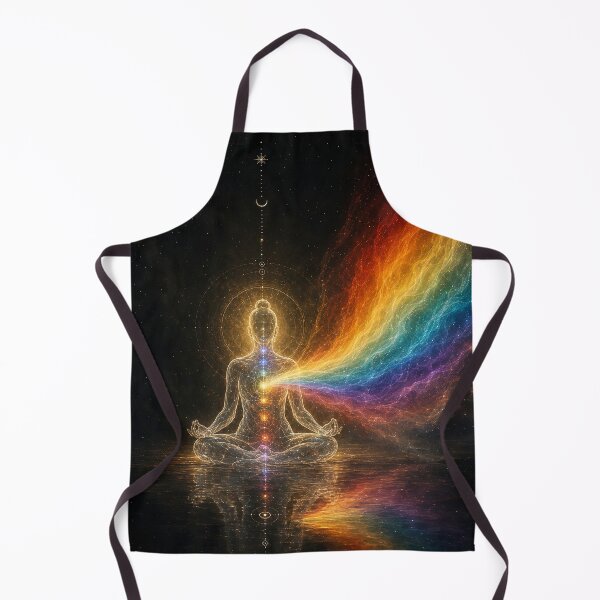Item preview, The Spectrum Within: Reflection – Chakra Meditation Rainbow Art designed and sold by SacredLensV.