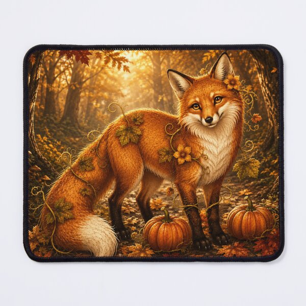 Item preview, Pumpkin Spice Fox | Enchanted Autumn Woodland designed and sold by Joammiyon.