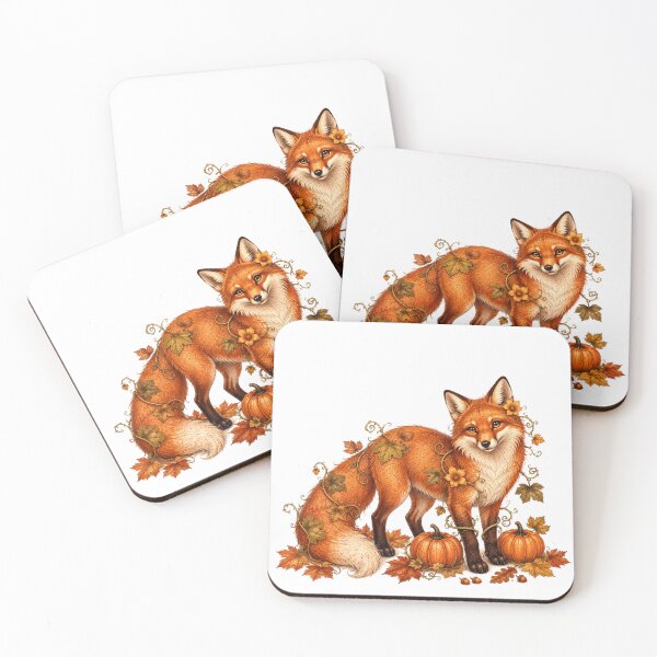 Item preview, Pumpkin Spice Fox | Enchanted Autumn Woodland designed and sold by Joammiyon.