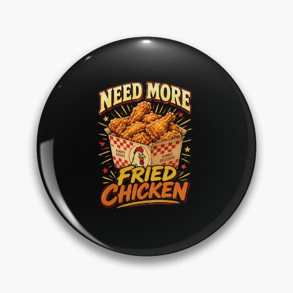 Item preview, fried chicken retro food graphic with crispy takeout designed and sold by anapldv.