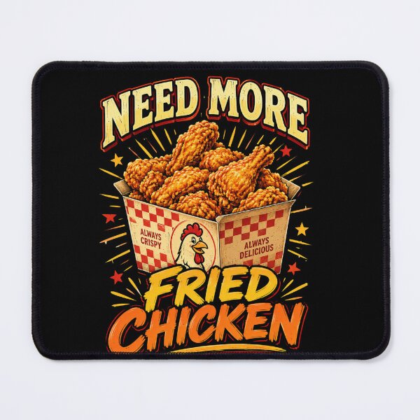 Item preview, fried chicken retro food graphic with crispy takeout designed and sold by anapldv.