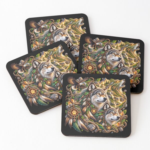 Item preview, Earth Wolves – Guardians of the Ancient Earth designed and sold by TroviTutto.
