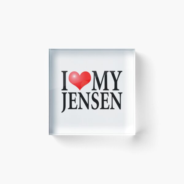 Item preview, I Love My Jensen designed and sold by EdwinaSeay.