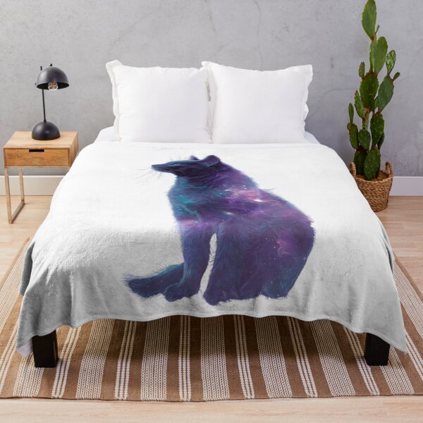 Item preview, Cosmic Galaxy Cat Nebula Space Art designed and sold by LC&LCPlatform.