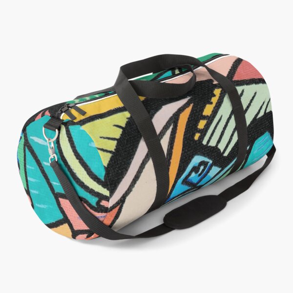 Item preview, Abstract Geometric Clock Face Jester Art designed and sold by Chromatic-Cubes.