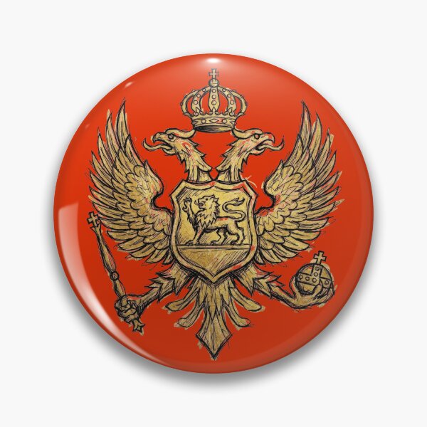 Item preview, Montenegro Double Headed Eagle Drawing designed and sold by EV Design.
