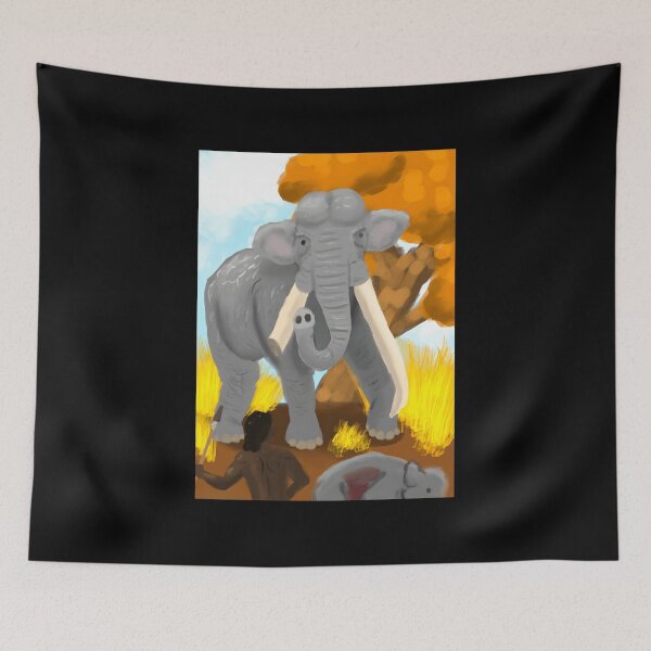 Item preview, Majestic Elephant in the Wild designed and sold by Fibi-studio.