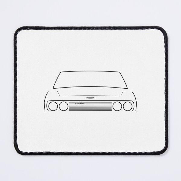 Item preview, Jensen Interceptor Classic Car Outline Graphic (Black) designed and sold by EdwinaSeay.