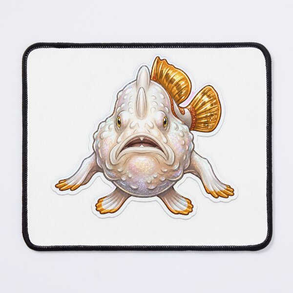Item preview, Iridescent Frogfish Holographic Reef Sticke designed and sold by KenworksDigital.
