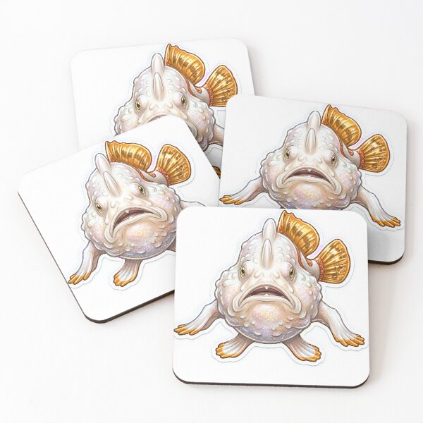 Item preview, Iridescent Frogfish Holographic Reef Sticke designed and sold by KenworksDigital.