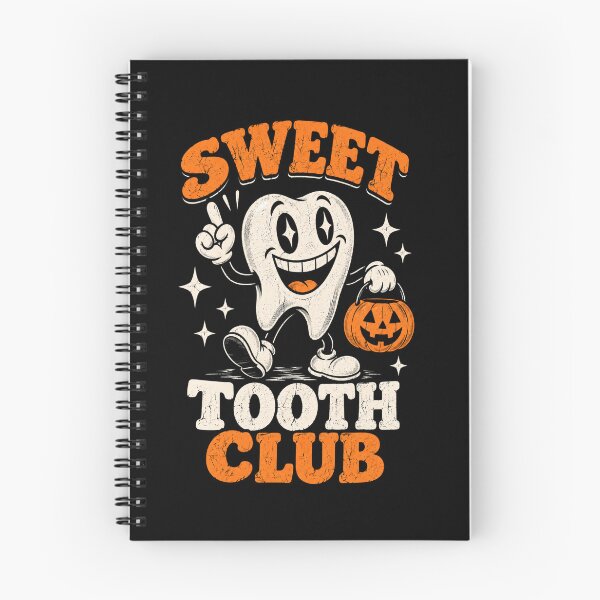 Item preview, tooth Sweet Tooth Club Spooky Halloween Candy Skull Art designed and sold by anapldv.