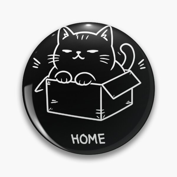 Item preview, Home Cat – Funny Cat in Cardboard Box & Cute Cat Lover T-Shirt designed and sold by SakuraHQ.
