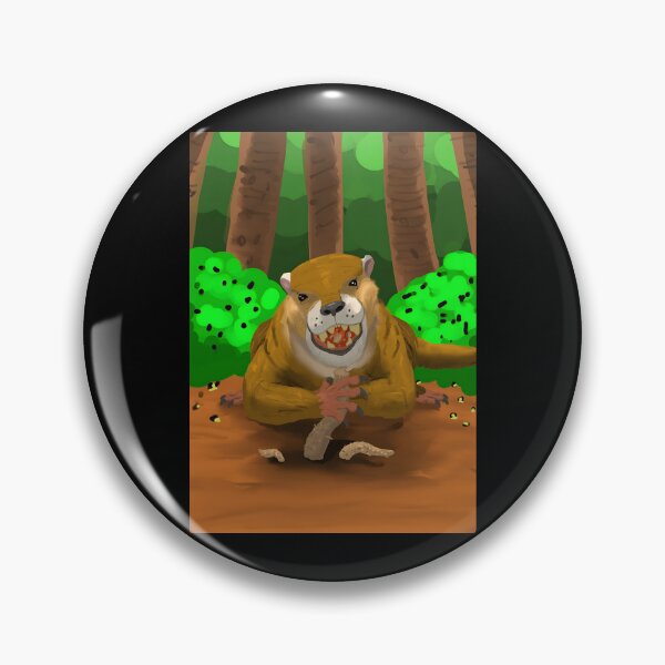 Item preview, Playful Cartoon Badger in a Forest designed and sold by Fibi-studio.