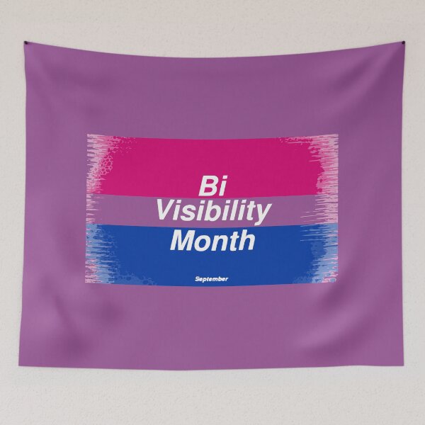 Aperçu de l'œuvre Mois de la visibilité bisexuelle créée et vendue par Fluffgar.