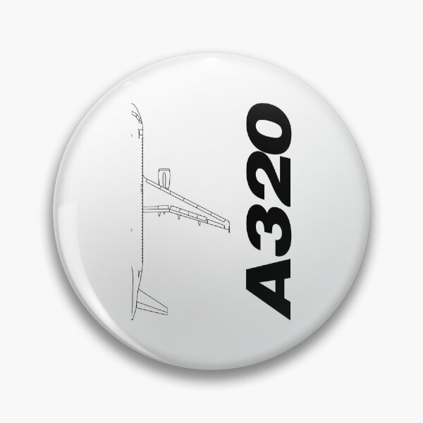 Item preview, A320 Commercial Jetliner Technical Blueprint (Black Edition) designed and sold by Magazine Combate.