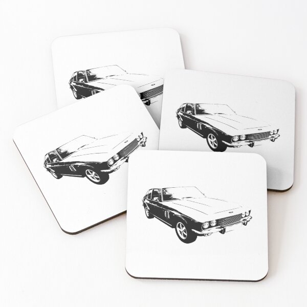 Item preview, Jensen Interceptor 1970S British Classic Car Front 34 Black designed and sold by EdwinaSeay.