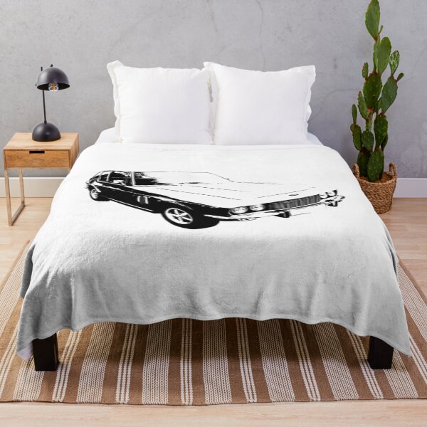 Item preview, Jensen Interceptor 1970S British Classic Car Front 34 Black designed and sold by EdwinaSeay.