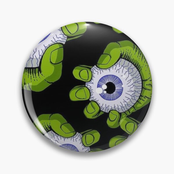 Item preview, Zombie Green Monster Hands Holding Eyeballs Horror Art designed and sold by GrimNest.