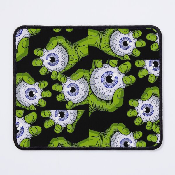 Item preview, Zombie Green Monster Hands Holding Eyeballs Horror Art designed and sold by GrimNest.