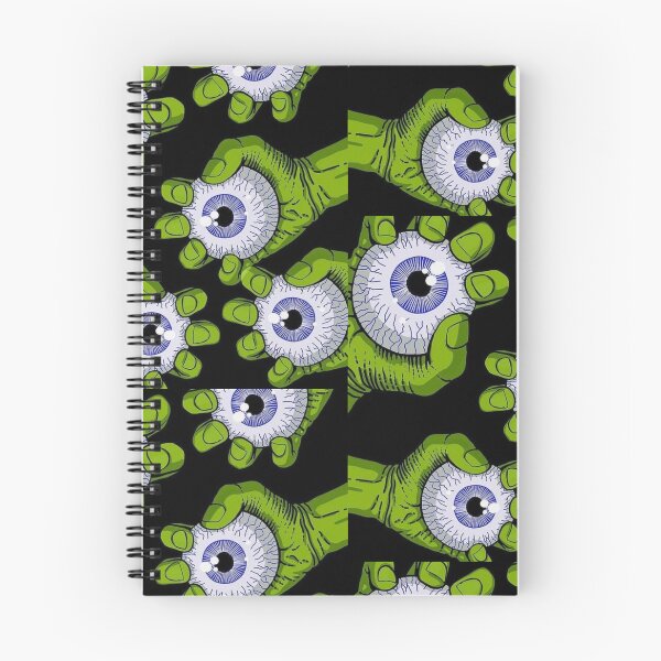 Item preview, Zombie Green Monster Hands Holding Eyeballs Horror Art designed and sold by GrimNest.