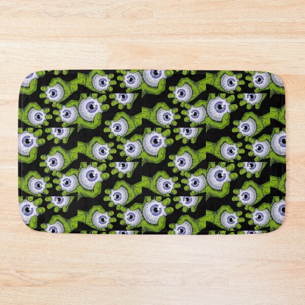 Item preview, Zombie Green Monster Hands Holding Eyeballs Horror Art designed and sold by GrimNest.