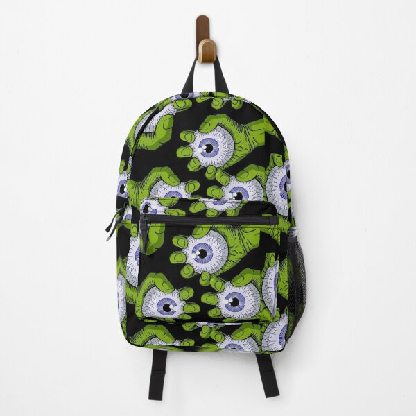 Item preview, Zombie Green Monster Hands Holding Eyeballs Horror Art designed and sold by GrimNest.