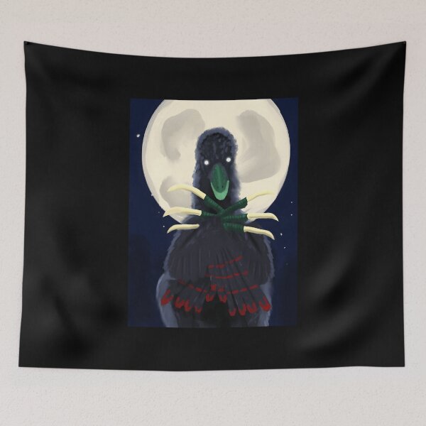Item preview, Mysterious Night Bird Illustration designed and sold by Fibi-studio.