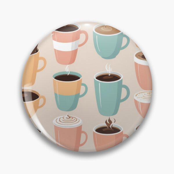 Item preview, Coffee Cup Character Soft Pastel Style – Coffee lover gift designed and sold by michallechowicz.