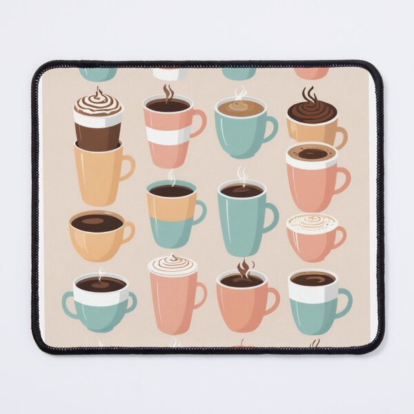 Item preview, Coffee Cup Character Soft Pastel Style – Coffee lover gift designed and sold by michallechowicz.