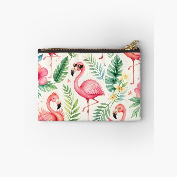 Item preview, Pink Flamingo Tropical Watercolor designed and sold by naragon4289.