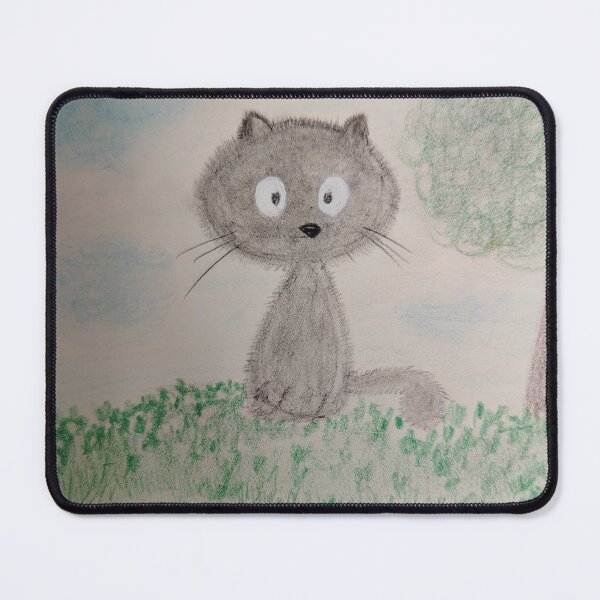 Item preview, Curious Kitten - Color Drawing designed and sold by ByZurisaddai.