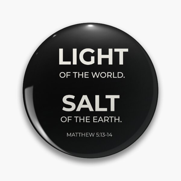 Item preview, Light of the World Salt of the Earth Christian Faith designed and sold by QuietRootStudio.