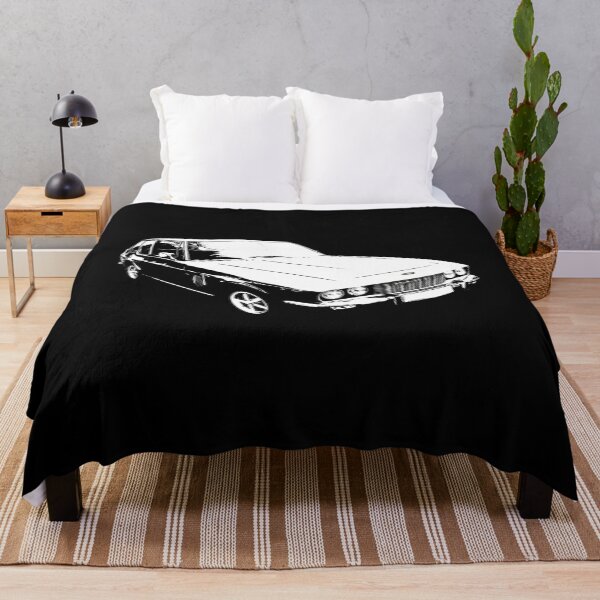 Item preview, Jensen Interceptor 1970S British Classic Car Front 34 Blackwhite Split designed and sold by EdwinaSeay.