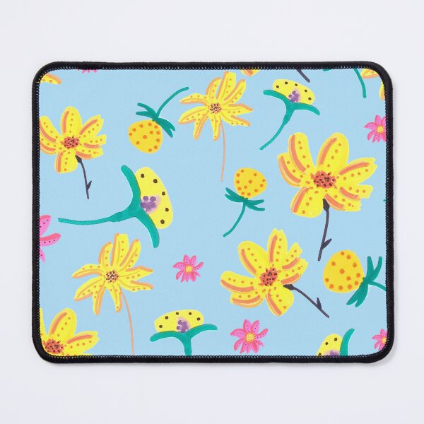 Item preview, Yellow Floral Pattern in Acrylic Markers designed and sold by ElizabethCoelho.