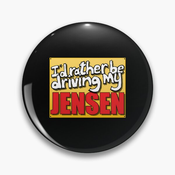 Item preview, I'D Rather Be Driving My Jensen designed and sold by EdwinaSeay.