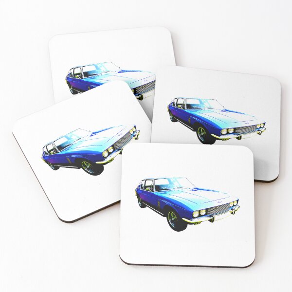 Item preview, Jensen Interceptor 1970S British Classic Car Front 34 Blue designed and sold by EdwinaSeay.
